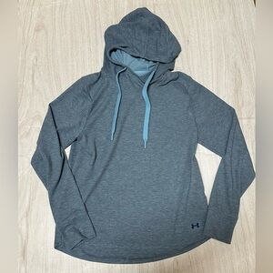 Under Armour Women's Heathered Blue Hoodie